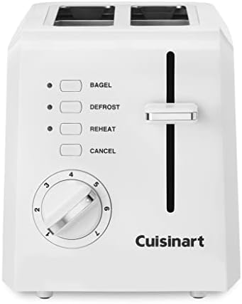 Cuisinart 2-Slice Toaster, Compact, White, CPT-122 - Image 2